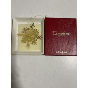 Camerlane 24kt golf finish angel christmas ornament